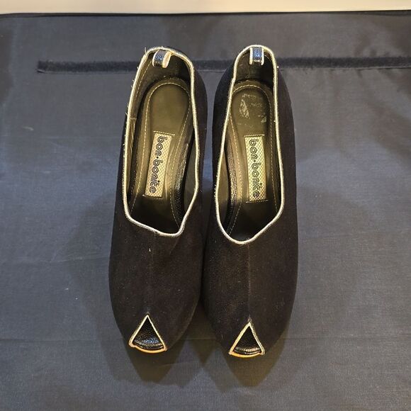 BON.BONITE PEEP TOE BLOCK HEEL WOMEN'S BOOTIE - Picture 2 of 15